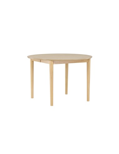 Runt matbord Gilda, Ø110 cm, Vitlaserad