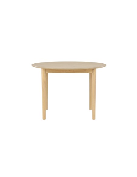 Runt matbord Gilda, Ø110 cm, Vitlaserad