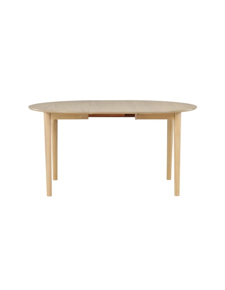Runt matbord Gilda, Ø110 cm, Vitlaserad