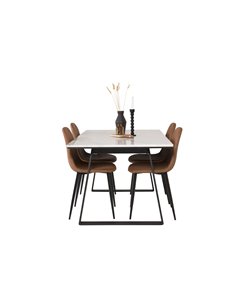 Matgrupp Estelle med Polar matstolar, 140 × 90 cm 2
