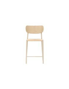 Barstol Polly, Beige/Vitlaserad
