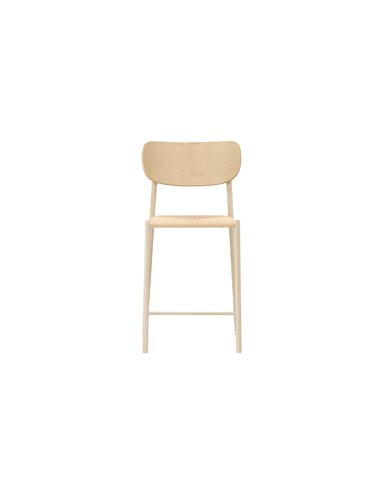 Barstol Polly, Beige/Vitlaserad