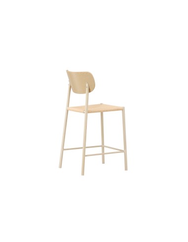 Barstol Polly, Beige/Vitlaserad