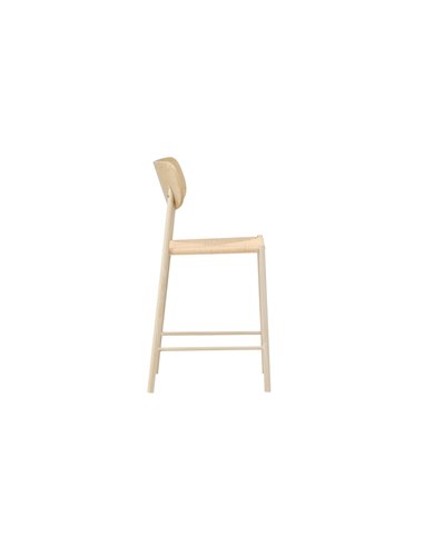 Barstol Polly, Beige/Vitlaserad