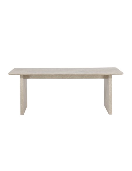 Matbord Vail, 200 × 100 cm, Beige