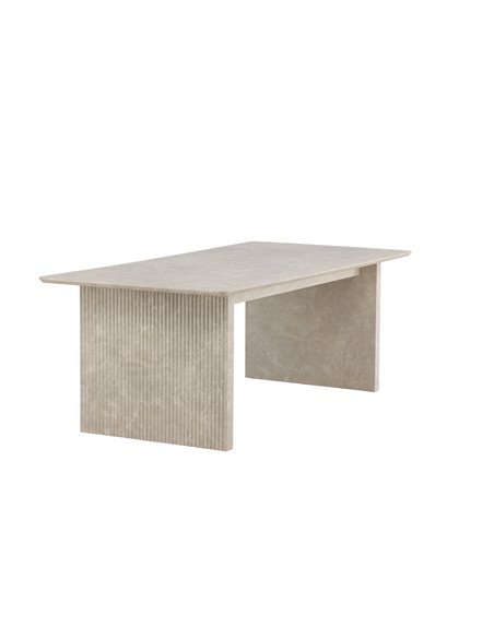 Matbord Vail, 200 × 100 cm, Beige