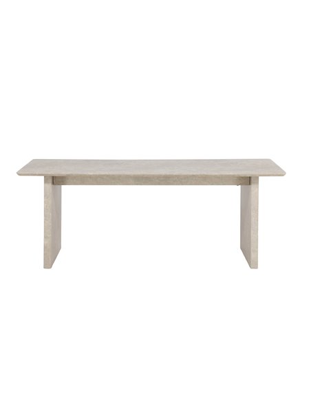 Matbord Vail, 200 × 100 cm, Beige