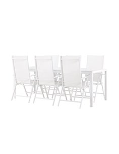 Matgrupp Break med Break matstolar, 205 × 90 cm 2