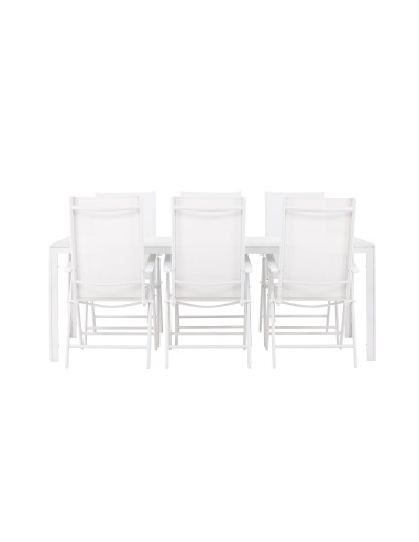 Matgrupp Break med Break matstolar, 205 × 90 cm