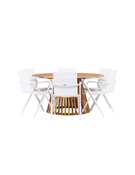 Matgrupp Tucumán med Alina matstolar