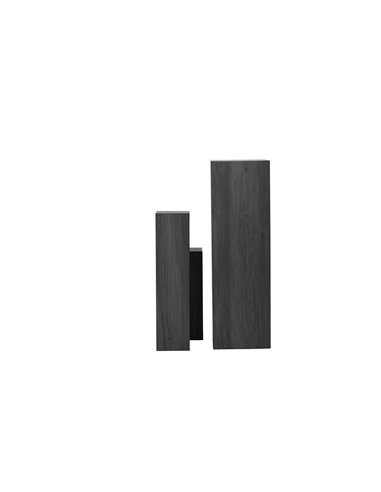 Sidobord Ramsvik, 140,223323 × 140,223323 cm, Svart