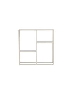 Sidobord Staal, Beige