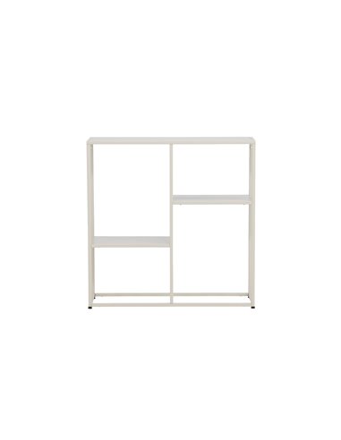 Sidobord Staal, Beige