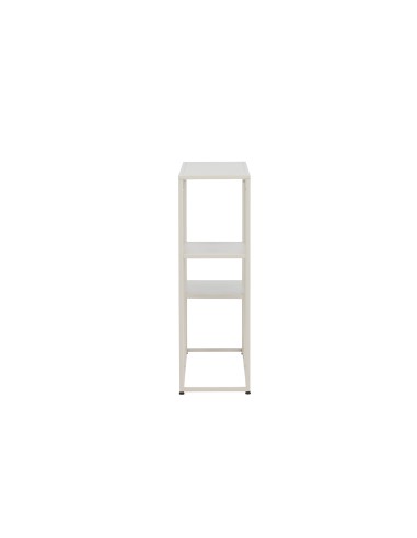 Sidobord Staal, Beige