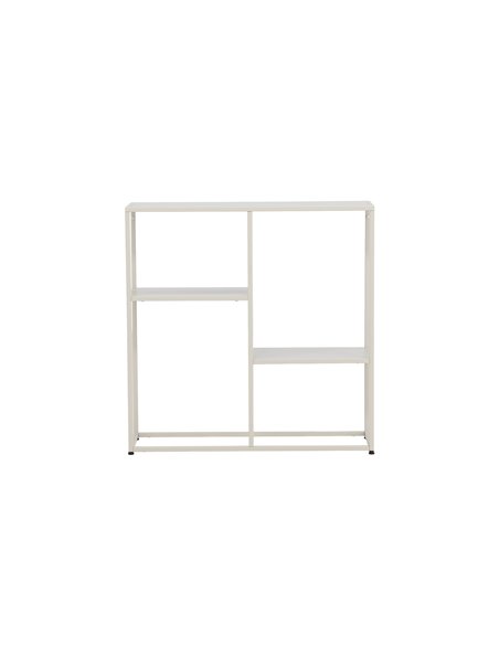 Sidobord Staal, Beige