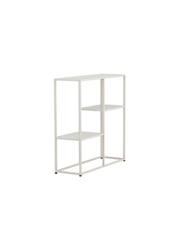 Sidobord Staal, Beige