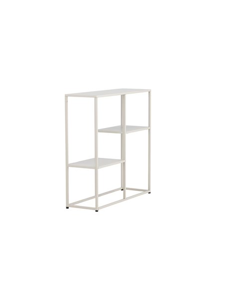 Sidobord Staal, Beige