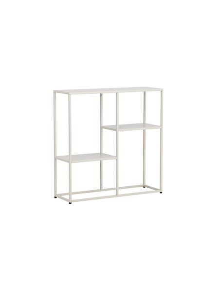 Sidobord Staal, Beige