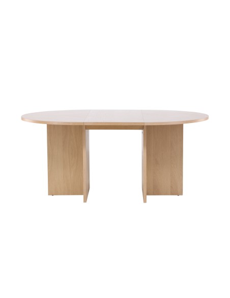 Matbord Strada, Ø120 cm, Vitlaserad