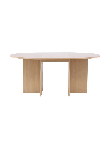 Matbord Strada, Ø120 cm, Vitlaserad