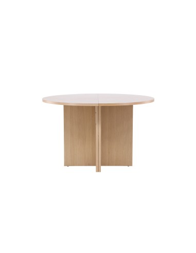 Matbord Strada, Ø120 cm, Vitlaserad