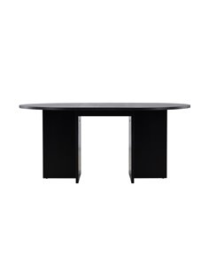 Matbord Strada, Ø120 cm, Svart