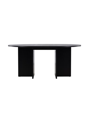 Matbord Strada, Ø120 cm, Svart