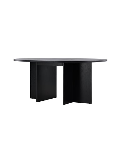 Matbord Strada, Ø120 cm, Svart