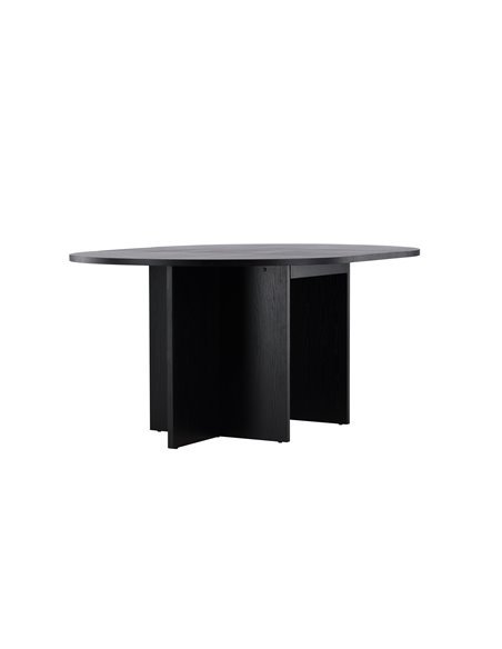 Matbord Strada, Ø120 cm, Svart