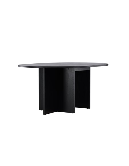 Matbord Strada, Ø120 cm, Svart