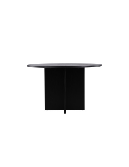 Matbord Strada, Ø120 cm, Svart