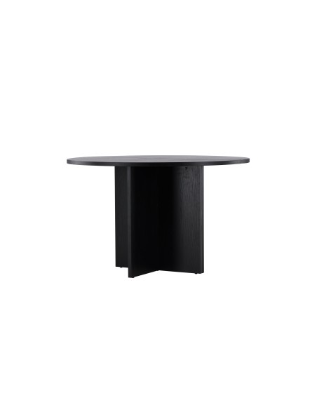 Matbord Strada, Ø120 cm, Svart