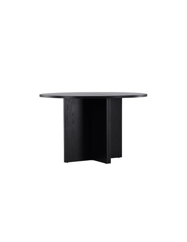 Matbord Strada, Ø120 cm, Svart