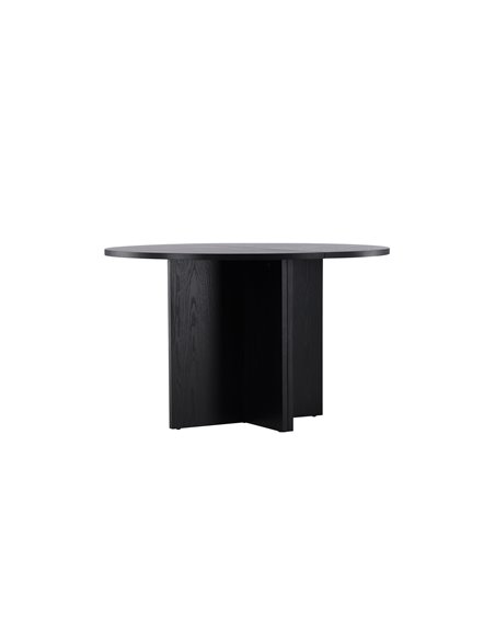 Matbord Strada, Ø120 cm, Svart