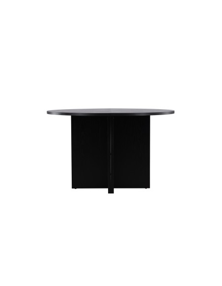 Matbord Strada, Ø120 cm, Svart