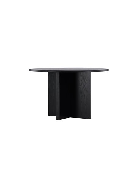 Matbord Strada, Ø120 cm, Svart