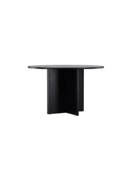 Matbord Strada, Ø120 cm, Svart