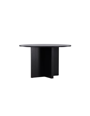 Matbord Strada, Ø120 cm, Svart