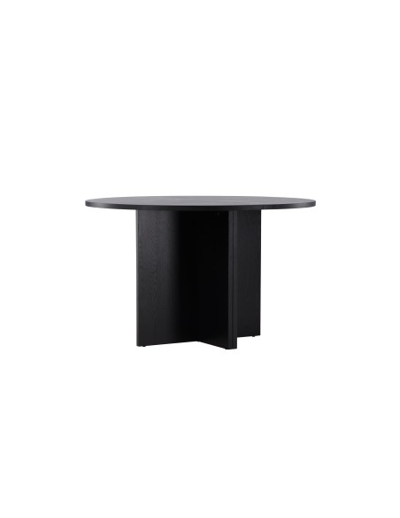 Matbord Strada, Ø120 cm, Svart