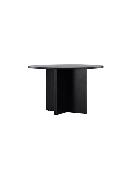 Matbord Strada, Ø120 cm, Svart