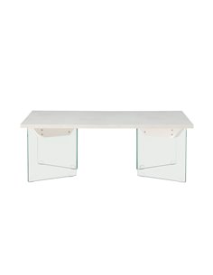Soffbord Ester, 120 × 80 cm, Vit
