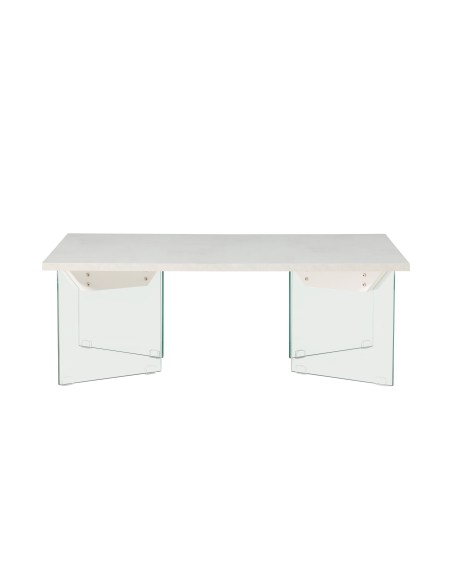 Soffbord Ester, 120 × 80 cm, Vit