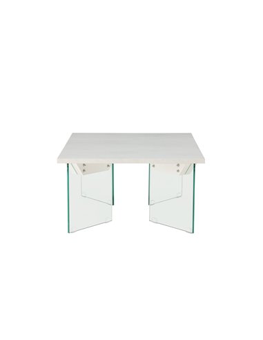 Soffbord Ester, 120 × 80 cm, Vit
