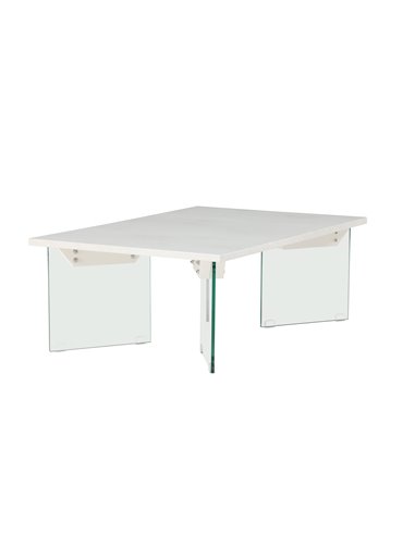 Soffbord Ester, 120 × 80 cm, Vit