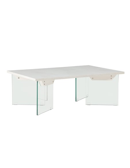 Soffbord Ester, 120 × 80 cm, Vit
