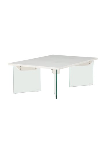 Soffbord Ester, 120 × 80 cm, Vit