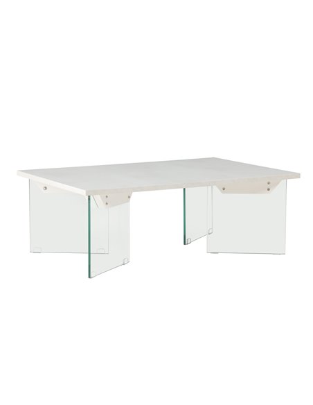 Soffbord Ester, 120 × 80 cm, Vit