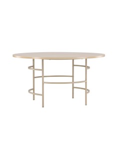 Runt matbord Copenhagen, Ø140 cm, Vitlaserad 2