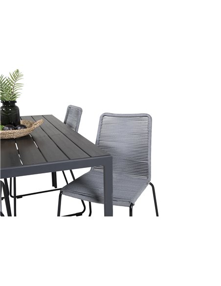 Matgrupp Break med Lindos matstolar, 150 × 90 cm