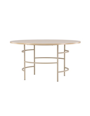Runt matbord Copenhagen, Ø140 cm, Vitlaserad